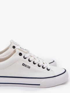 Pánské nízké tenisky Big Star – bílé