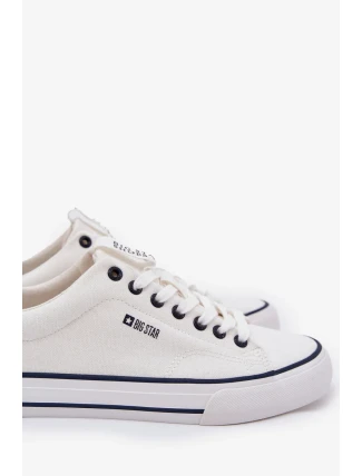 Pánské nízké tenisky Big Star – bílé