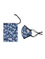 Bavlněná unisex rouška W0YZ14WDXC0-P0TR modrobílá - Guess Bavlněná unisex rouška W0YZ14WDXC0-P0TR modrobílá - Guess