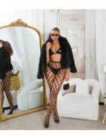 Sexy síťované punčocháče R39154 černé - In-Stylefashion