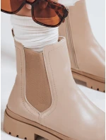 Dámské krémové kozačky MONDERICO FashionStreet ZY0540 Dámské krémové kozačky MONDERICO FashionStreet ZY0540