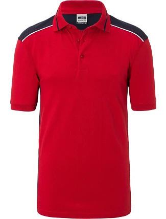Daiber JN 858 Pánské pracovní piqué polo - Color 02.0858 red/navy Daiber JN 858 Pánské pracovní piqué polo - Color 02.0858 red/navy