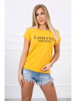 Halenka z limitované edice v hořčicové barvě