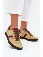 Dámské semišové tenisky Big Star HI-POLY SYSTEM – limetkové