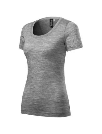 Merino Rise tričko dámské tmavě šedý melír