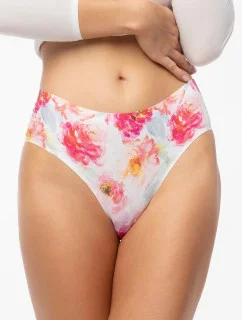 Kalhotky Peony Simple Classic bílo-červené - Julimex