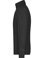 Daiber JN 597 Pánská strukturovaná fleecová bunda 02.0597 black/carbon Daiber JN 597 Pánská strukturovaná fleecová bunda 02.0597 black/carbon