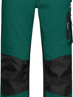 Daiber JN 832 (25-28) Pracovní kalhoty - Strong 02.832S dark green/black