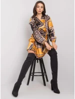 Šaty LC SK 22K 3050.06P černá a žlutá