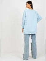 Dámská mikina EM BL 711 1.03X světle modrá - FPrice