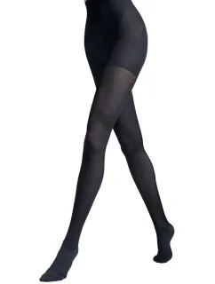 Punčocháče zimní Bye cellulite black - GATTA