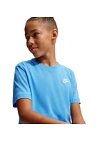 Dětské tričko Nike Sportswear světle modré FZ5177 412