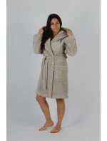 Krátký dámský župan s kapucí 806 LUNA II Krátký dámský župan s kapucí 806 LUNA II