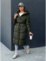 Dámský prošívaný kabát CLOUTIQUE zelený FashionStreet TY4370