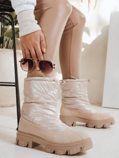 Dámské sněhule SNOBOOT béžové FashionStreet ZY1294