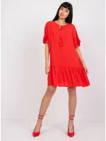 Šaty D73761M30306A červená