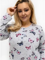 DU KN noční košile FP 601.85 šedá DU KN noční košile FP 601.85 šedá