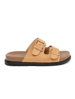 Klasické dámské Karmelowy nazouváky platforma