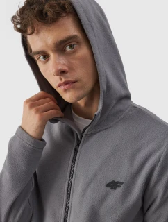 Pánský polar s kapucí Regular 4F Šedý 4FWMM00TFLEM290-25S