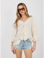 Košile IT KS 81863.11P světle béžová