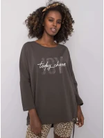 Halenka RV BZ 6282.85P tmavá khaki