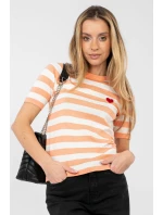 Svetr s krátkým rukávem  model 224321 Factory Price