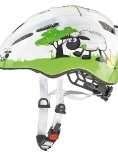 Uvex Kid 2 Dětská cyklistická přilba bílo-zelená