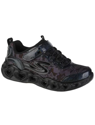 Skechers Heart Lights 20180L-BBK Black 29