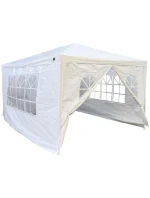 ZAHRADNÍ PAVILONOVÝ STAN 3X4X2,5 M BÍLÝ SASKA ZAHRADA ZAHRADNÍ PAVILONOVÝ STAN 3X4X2,5 M BÍLÝ SASKA ZAHRADA