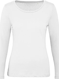 B&C Inspire LSL T /women_° Dámské tričko s dlouhým rukávem 01.TW71 white
