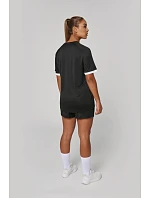 Kariban ProAct PA 4045 Unisex kontrastní sportovní tričko 20.4045 black/white