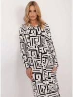LK SK šaty 509797.27 bílá a černá LK SK šaty 509797.27 bílá a černá