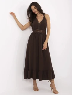 Šaty MI SK 88573.83 tmavě hnědé