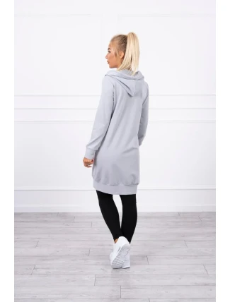 Mikina s kapucí šedá Mikina s kapucí šedá