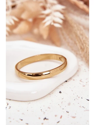 Náramek ze nerezové oceli zlatý