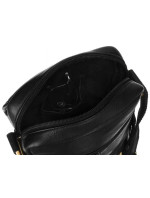 Pánské kabelky [DH] Kožená taška PTN 1117 NDM BLACK