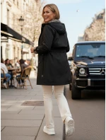 Dámská přechodná bunda parka FERISSA černá FashionStreet TY4871