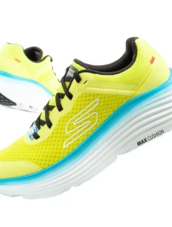 Skechers Max Cushioning pánská sportovní běžecká obuv light lime green