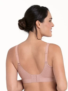 Essential Lace pooperační braletka s pěnovou výztuží 4700X rosewood - Anita Care