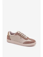 Dámské tenisky z přírodní kůže LR61-7091 Béžové Dámské tenisky z přírodní kůže LR61-7091 Béžové