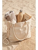 Textová Taška Shopper Big Star RR574237 Světle Béžová