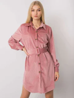 Šaty DHJ SK 10333.12P tmavě růžová