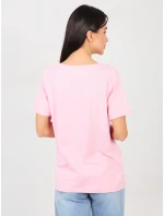 Tričko RV TS A1094.45 světle růžové