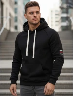 Pánská mikina s kapucí černá FashionStreet BX5943