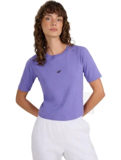 Dámské tričko 4F F2971 fialové 4FWAW25TTSHF2971 51S