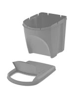 Odpadkové koše 25 l sortibox set4 ks šedý kámen dětské