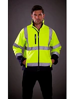 Yoko HVK 09 Hi-Vis softshellová bunda 79.VK09 black Yoko HVK 09 Hi-Vis softshellová bunda 79.VK09 black