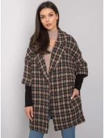 CHA coat PL 0466.05X šedá černá CHA coat PL 0466.05X šedá černá