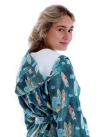 Dámský župan 3151 Oahu s kapucí - Vestis Dámský župan 3151 Oahu s kapucí - Vestis