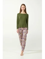 Vamp - Dámské pyžamo s květinami 21063 - Vamp Vamp - Dámské pyžamo s květinami 21063 - Vamp